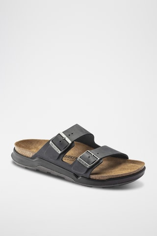 Mules en cuir Arizona - Noir