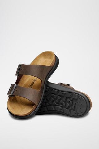 Mules en cuir Arizona - Marron