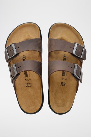 Mules en cuir Arizona - Marron