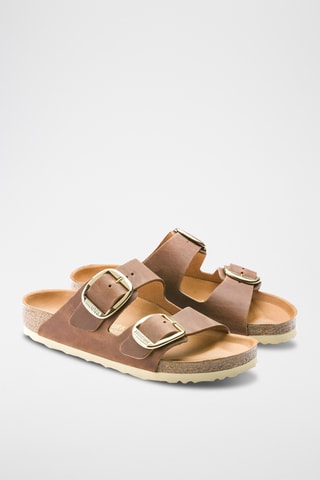 Mules en cuir Arizona - Marron