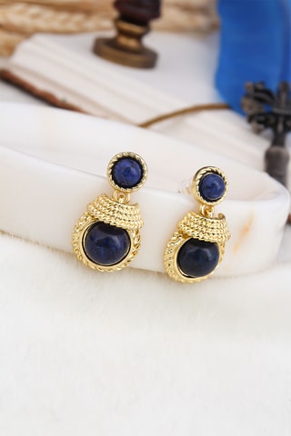 Boucles d'oreilles - Lapis-lazulis
