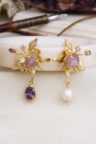 Boucles d'oreilles - Améthystes