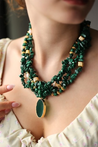 Collier - Malachite