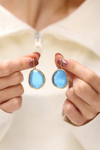 Boucles d'oreilles - Œil-de-chat