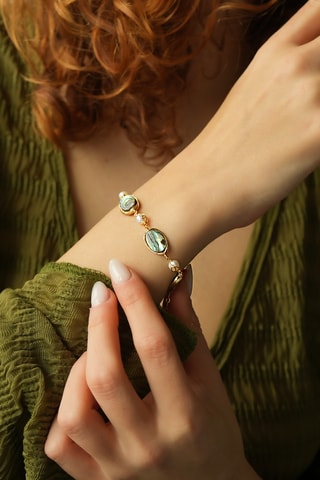 Bracelet - Perles de culture et nacre
