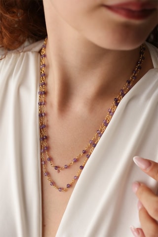 Collier - Améthystes