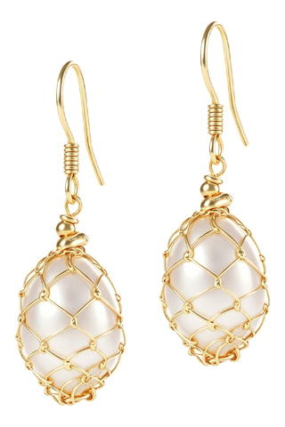 Pendientes - Chapado en oro amarillo y perlas cultivadas