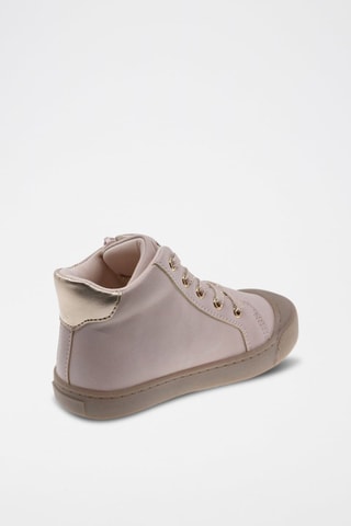 Hoge Sneakers - Roze en goudkleurig