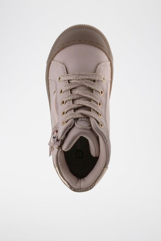 Hoge Sneakers - Roze en goudkleurig