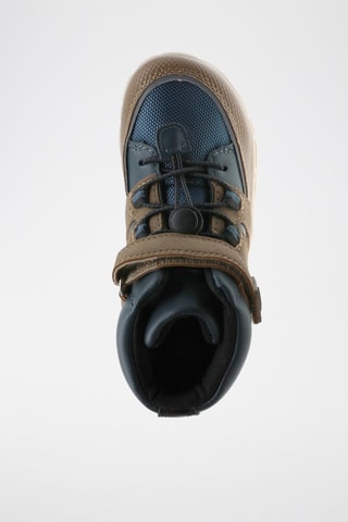 Hoge Sneakers - Zwart, beige en blauw