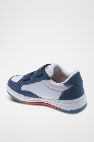Sneakers - Wit, rood en blauw