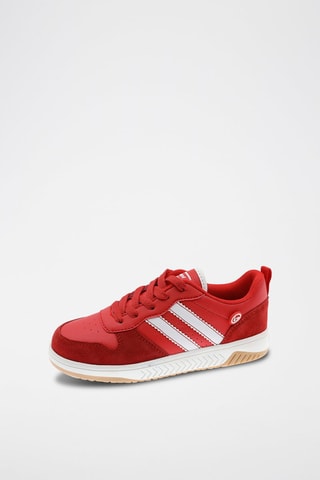 Zapatillas de piel - Rojo