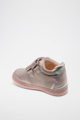 Hoge Sneakers - Roze en zilverkleurig