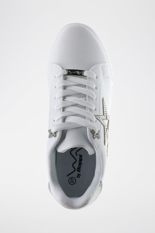 Zapatillas - Blanco y plateado