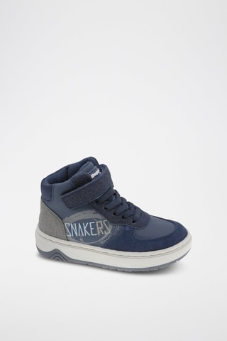 Zapatillas altas - Azul y gris
