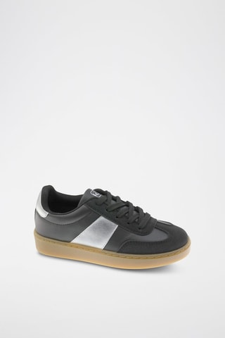 Sneakers - Zwart en zilverkleurig