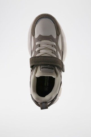Sneakers - Beige en grijs