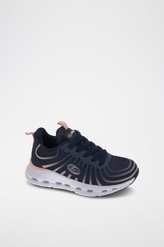 Sneakers - Marineblauw - Blauw en roze