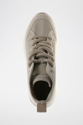 Tenis altos - Blanco y beige