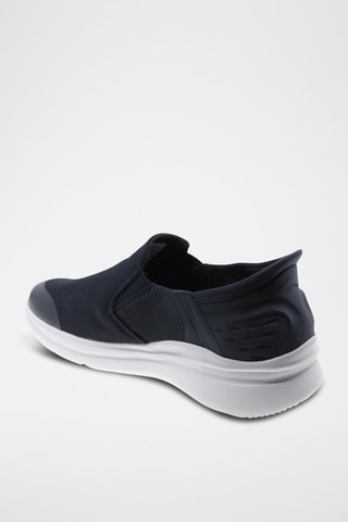 Slip-on - Blanco y azul