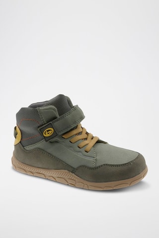 Zapatillas altas - Verde y amarillo