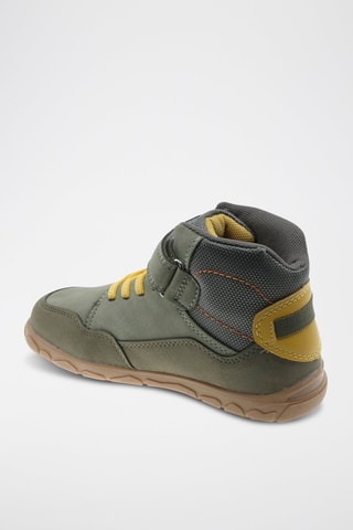 Zapatillas altas - Verde y amarillo