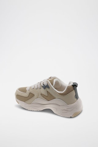 Zapatillas - Beige, azul y marrón