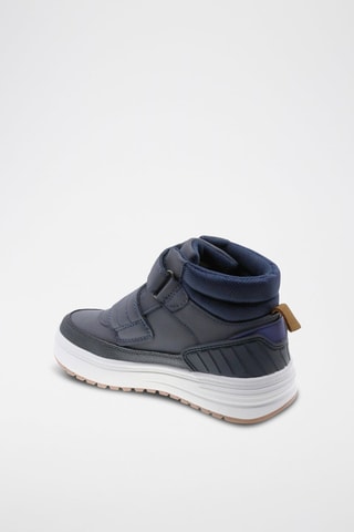 Zapatillas altas - Negro, azul y marrón