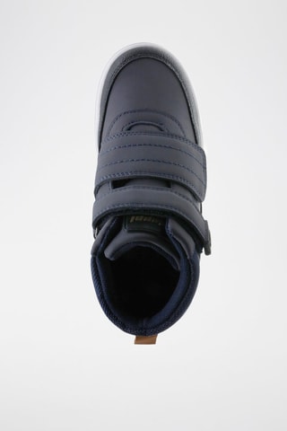 Zapatillas altas - Negro, azul y marrón