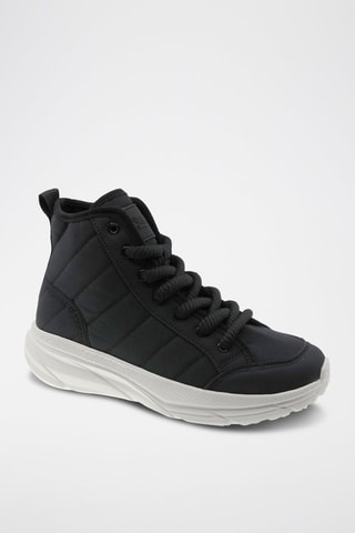 Tenis altos - Negro y blanco