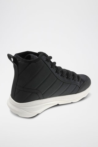 Tenis altos - Negro y blanco
