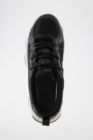 Zapatillas con plataforma - Negro y blanco