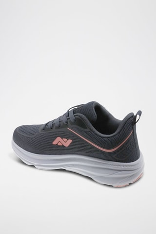 Zapatillas - Blanco, rosa y gris