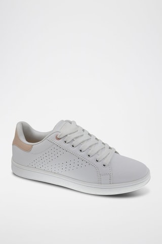 Zapatillas - Blanco y rosa