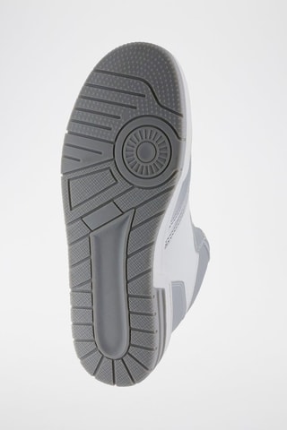 Zapatillas altas - Plateado y blanco