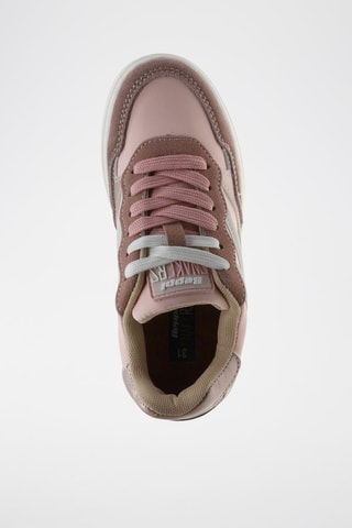 Zapatillas - Blanco, marrón y rosa