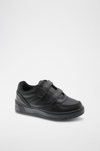 Zapatillas de piel - Negro