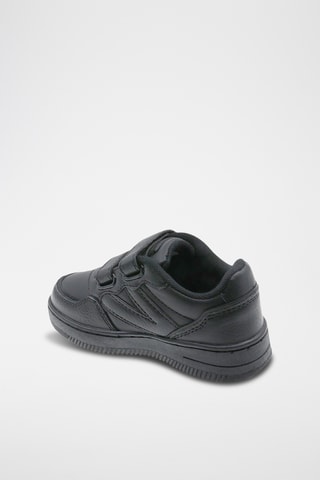 Zapatillas de piel - Negro