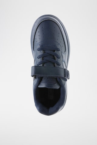 Zapatillas de piel - Azul