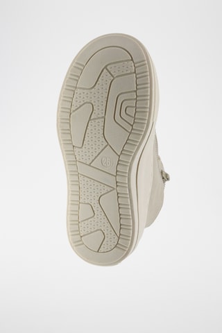 Zapatillas altas de piel - Beige