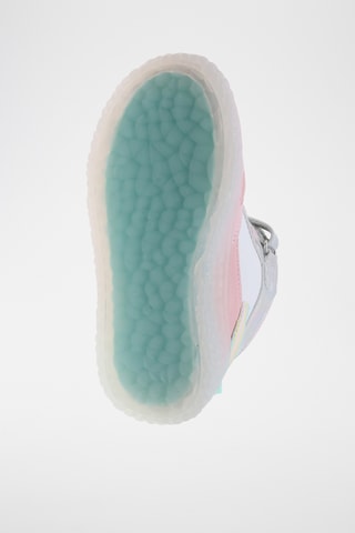 Zapatillas altas de piel - Blanco