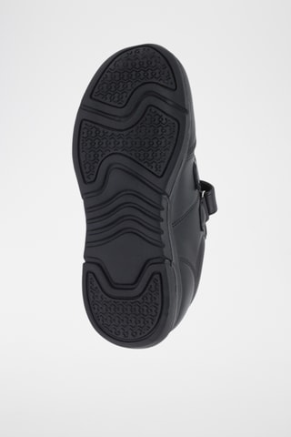 Zapatillas de piel - Negro