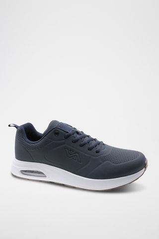 Baskets en cuir - Bleu