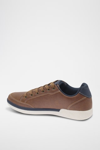 Baskets en cuir - Marron