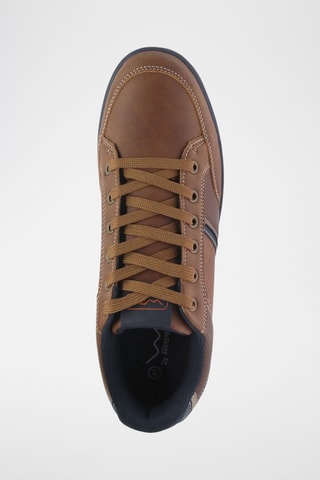 Baskets en cuir - Marron