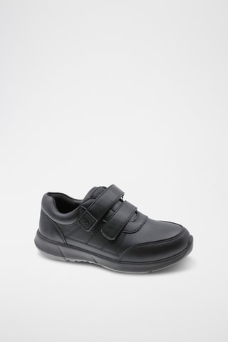 Zapatillas de piel - Negro