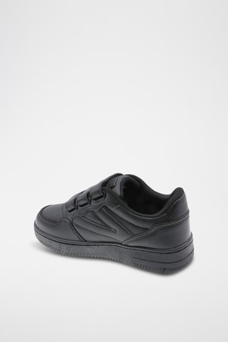 Zapatillas de piel - Negro