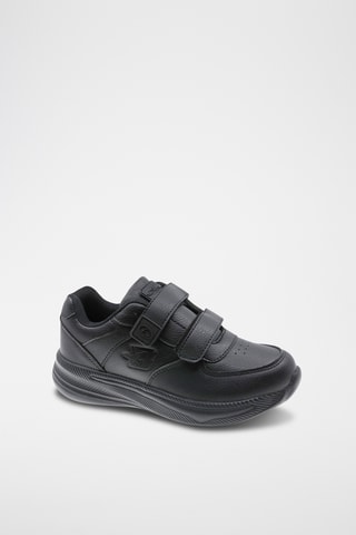 Zapatillas de piel - Negro