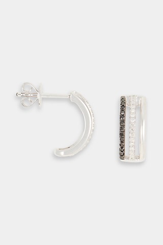 Boucles d'oreilles Donna Or blanc et diamants