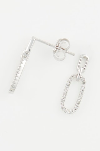 Boucles d’oreilles Mélété Or blanc et diamants